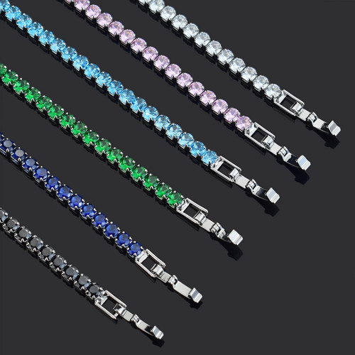 4mm micro inlaid zircon tennis - 4mm,