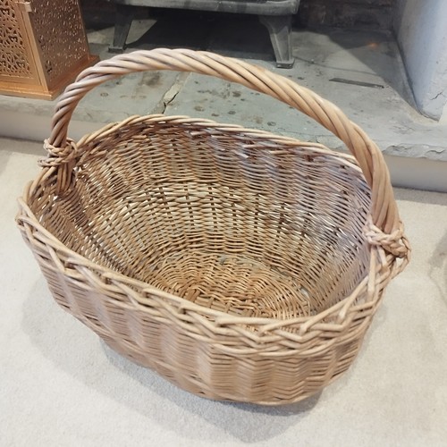 Wicker woven basket - woven,