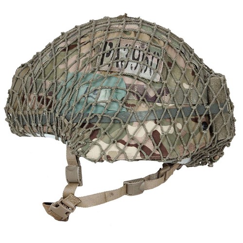 Elasticated military helmet - elasticated,