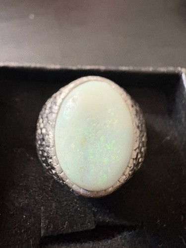Men silver ring with - silver,