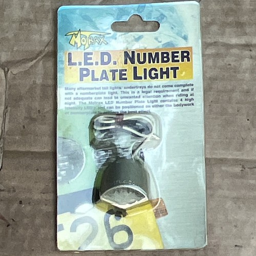 Motrax led number plate light - led,