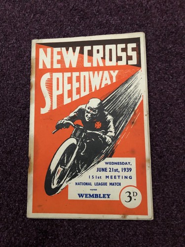 Speedway programme pre war - , new