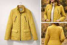 NEXT Womens Mustard Padded