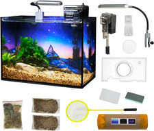 2.8 Gallon Glass Fish Tank