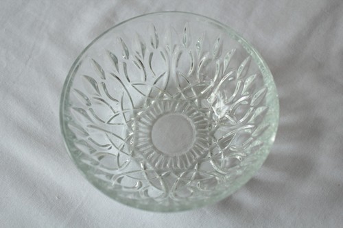 Vintage french pressed glass - french,