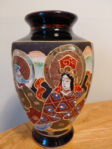 Vintage japanese satsuma vase - japanese,