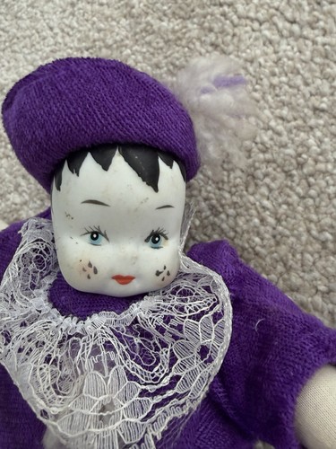 Vintage doll with ceramic - vintage, face