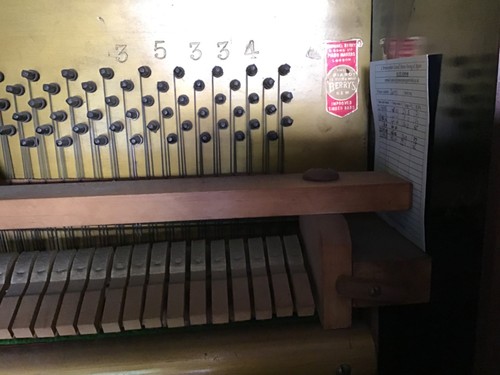Berry upright piano dark - upright, piano.