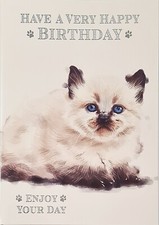 Happy Birthday Card Siamese