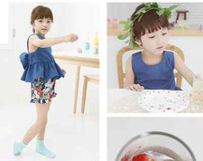 NEW Kids Girls Denim TOP With