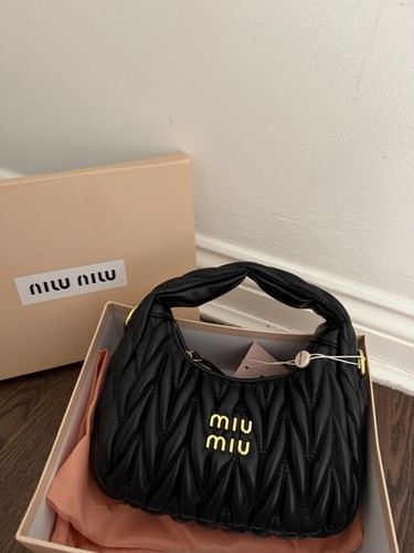 Miu black matelasse - miu,
