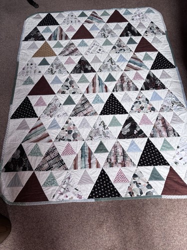 Handmade patchwork quilt - handmade,