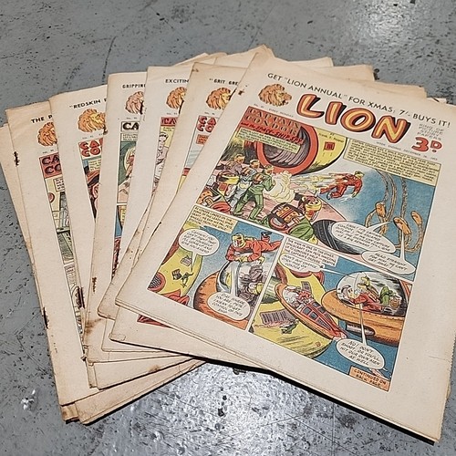 10x lion comic 1953 - lion, various