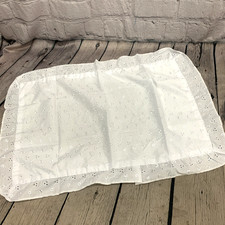 Vintage Cot Pillowcase White