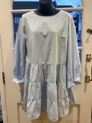 Zara women pale blue cotton - zara,