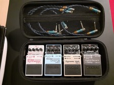 CASE ONLY ! guitar bass pedal carry case, for 4 pedals gig bag boss behringer tc