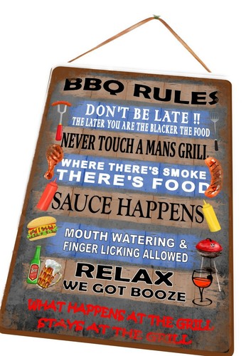 Bbq rules garden - rules,