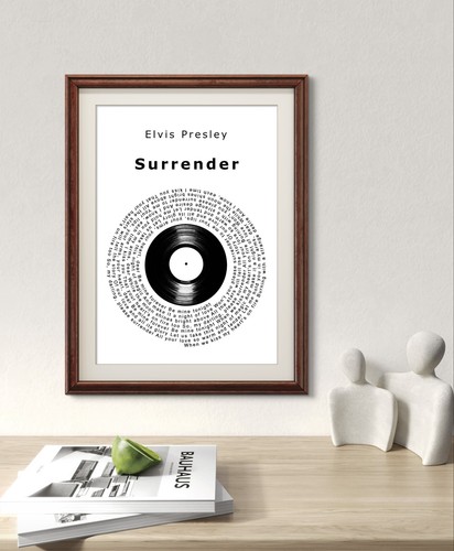 Elvis poster surrender - elvis,