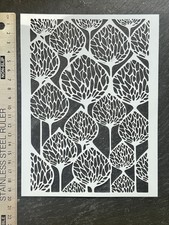 Stencil background tree - stencil,