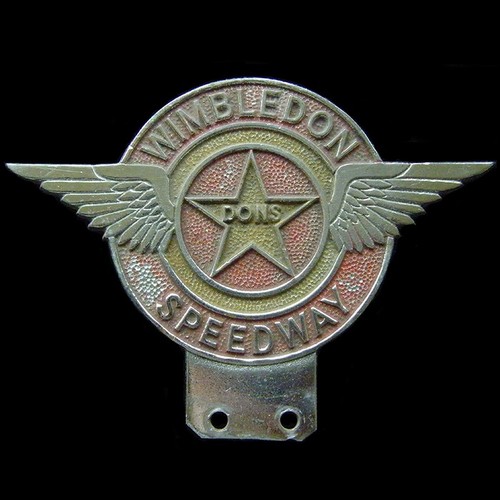 Wimbledon speedway car badge - wimbledon,