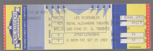 1989 les miserables used - 1989,
