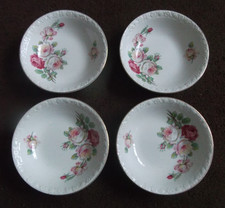 4 x HEDGE ROSE WEDGWOOD DISHES / BOWLS 5" (13cm) c 1956