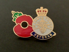 REMEMBRANCE MILITARY VETERAN PIN BADGES