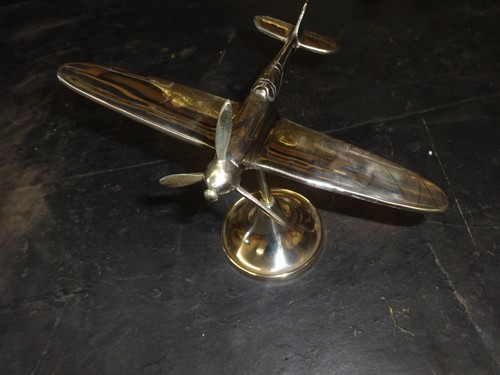Spitfire brass aircraft - spitfire,