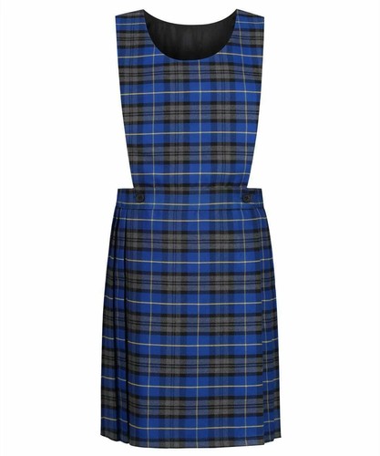 Pleated bib pinafore dress - pinafore,