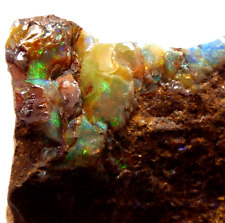 Boulder Opal with Green and