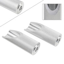Silver motorcycle foot pegs - foot,