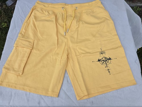 Zara men yellow cargo - zara,