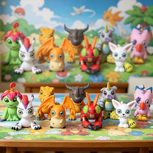 9pcs digimon adventure anime - 6-9pcs,