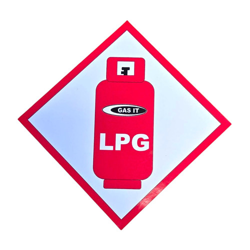 Gas lpg bottle - bottle, warning