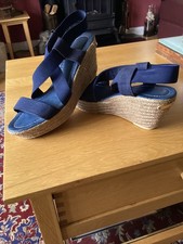 Russell & Bromley wedges, navy