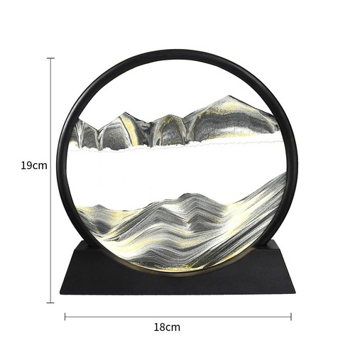 Moving sand art picture - art, glass