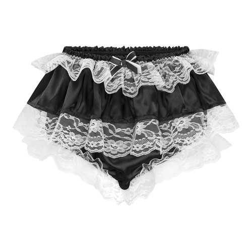 Satin frilly lace - satin,