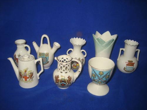 Set crested china - set,