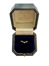 9ct Gold Sapphire Ring Cubic