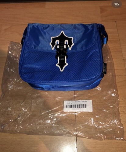 Trapstar man bag blue - trapstar, in