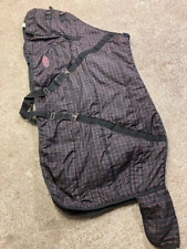 Rhinegold 5'9 mediumweight quilted stable rug black/red (used)