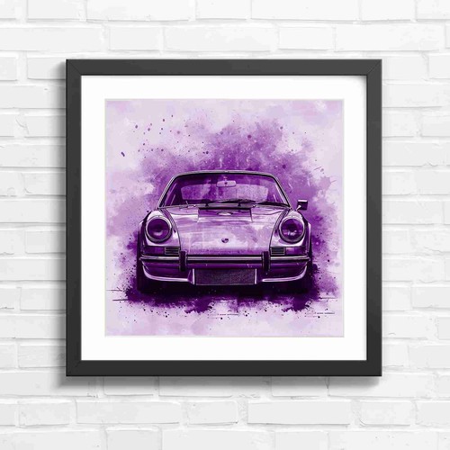 Classic silver porsche 911 - classic,