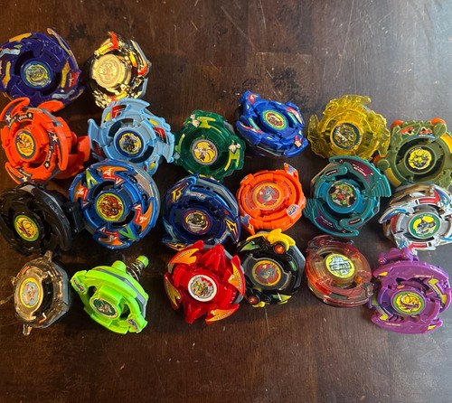 Vintage beyblade lot - vintage, plastic