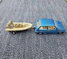 Corgi Junior Austin Metro & Inflatable Speed Boat & Trailer Both Good Condition