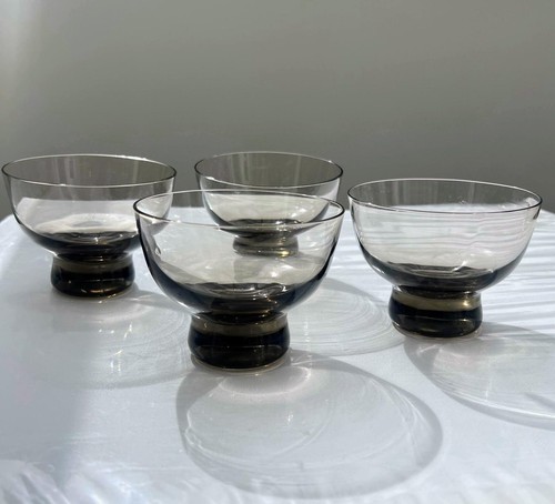 Dessert bowls glass smokey - dessert,