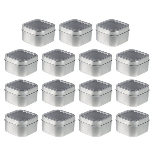 Diy use silver reusable tin - reusable,