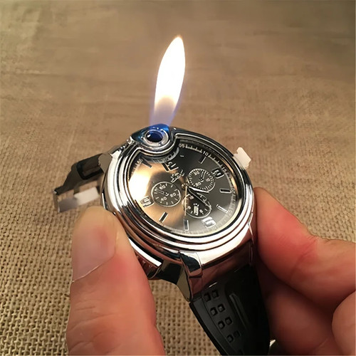 Lighter watch metal gas - lighter,