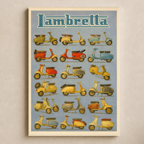 Lambretta scooters retro - lambretta,