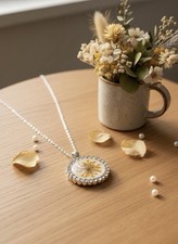 Handmade Necklace with A Real