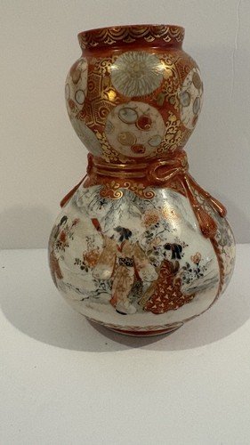 Antique japanese kutani - kutani, double